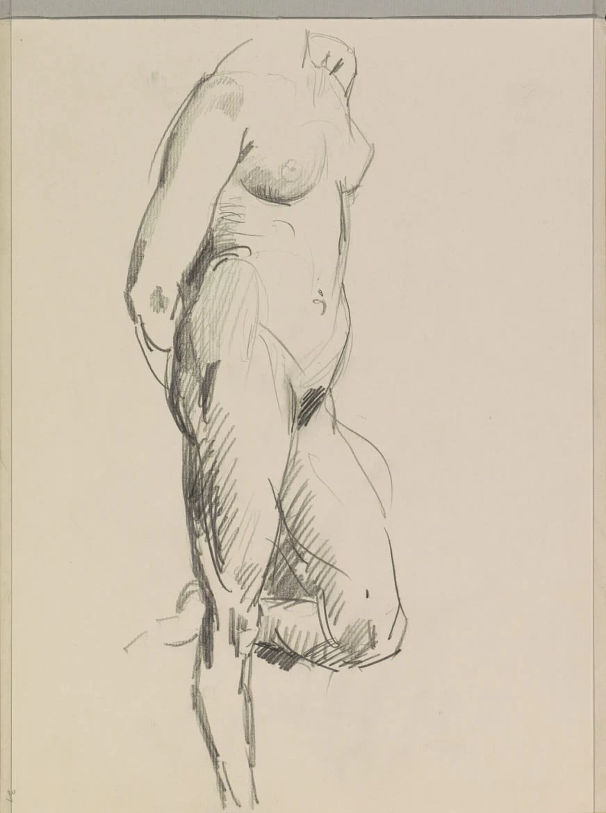 Isaac Israëls - Nudo femminile in piedi, Rijks Museum, Amsterdam